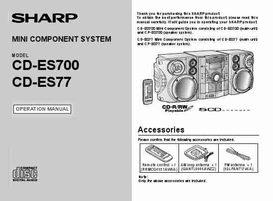 Sharp Stereo System CD-ES700-page_pdf